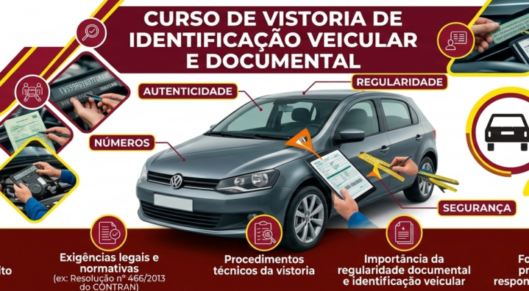 Curso para Formação de Vistoria Veicular (pix)